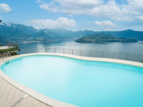 Serafino - nice terrace & swimming pool on the Iseo Lake